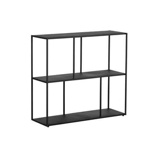 Sunpan Eiffel Low Bookcase - Black in Small / Medium / Large