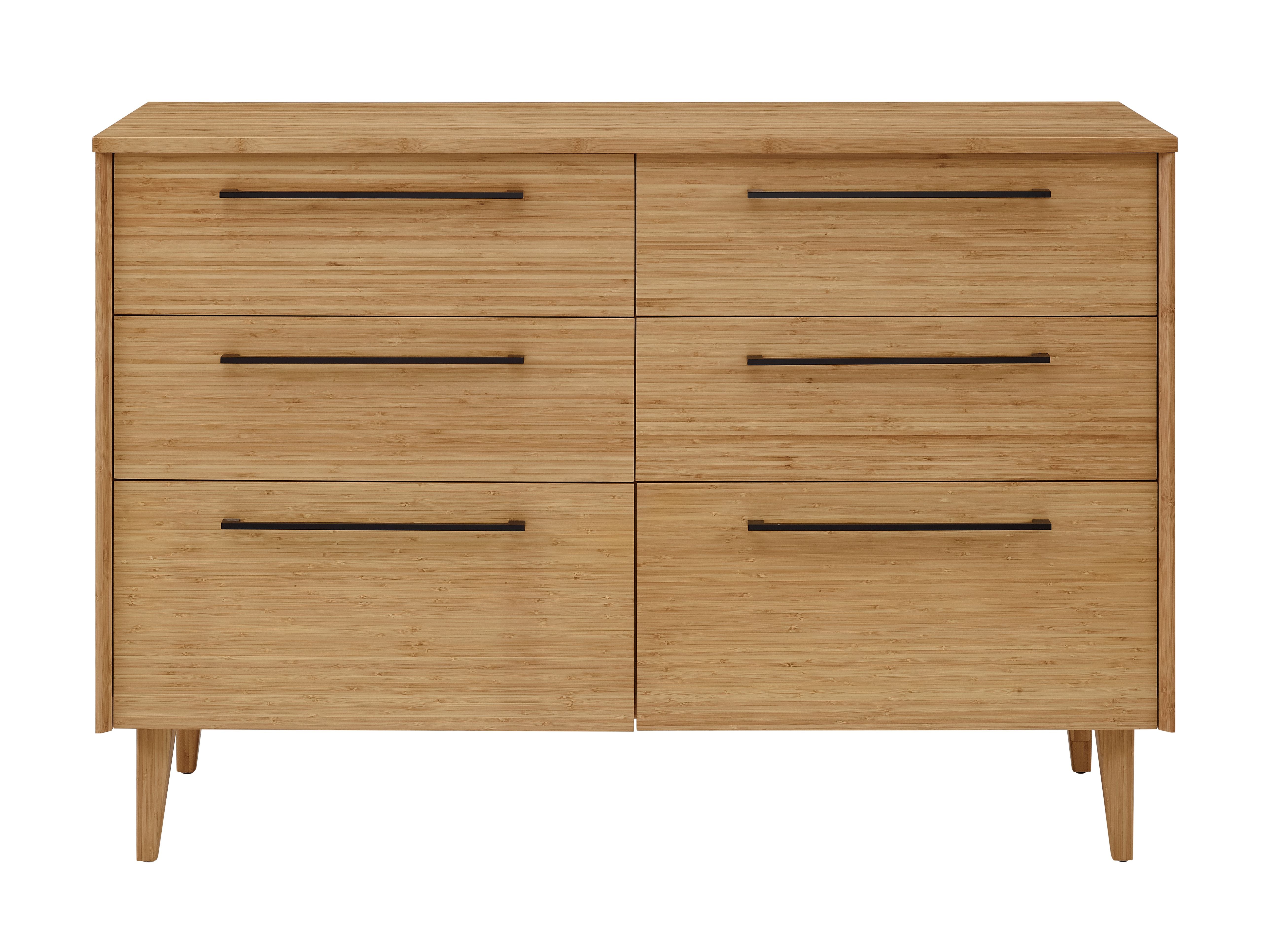 Greenington Sienna Six Drawer Double Dresser, Caramelized