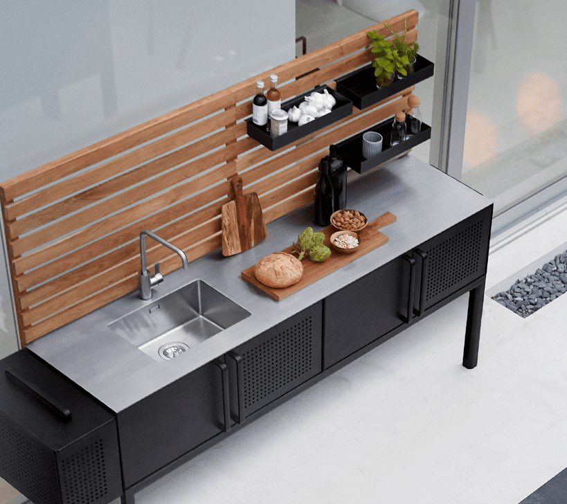 Cane-Line Kitchen Sink Incl. Mixer Tap & Drain