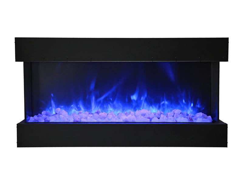 Amantii 40" 3 Sided Glass Electric Fireplace Built-in Only
