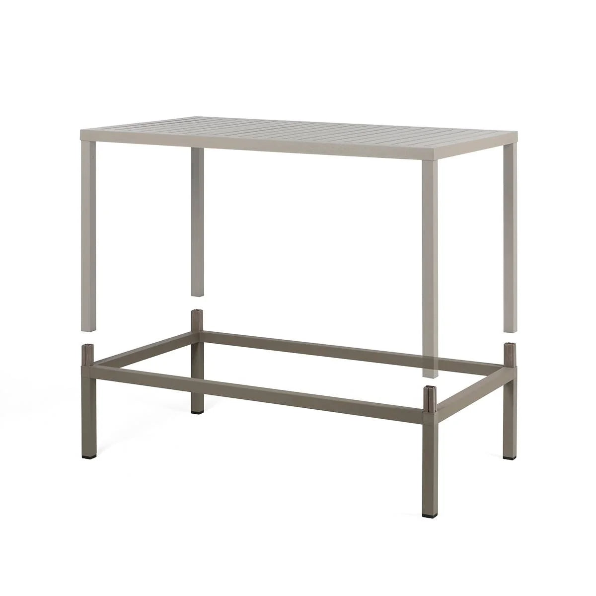 Nardi Cube Dining Table 140 X 80 with Optional Height Extender