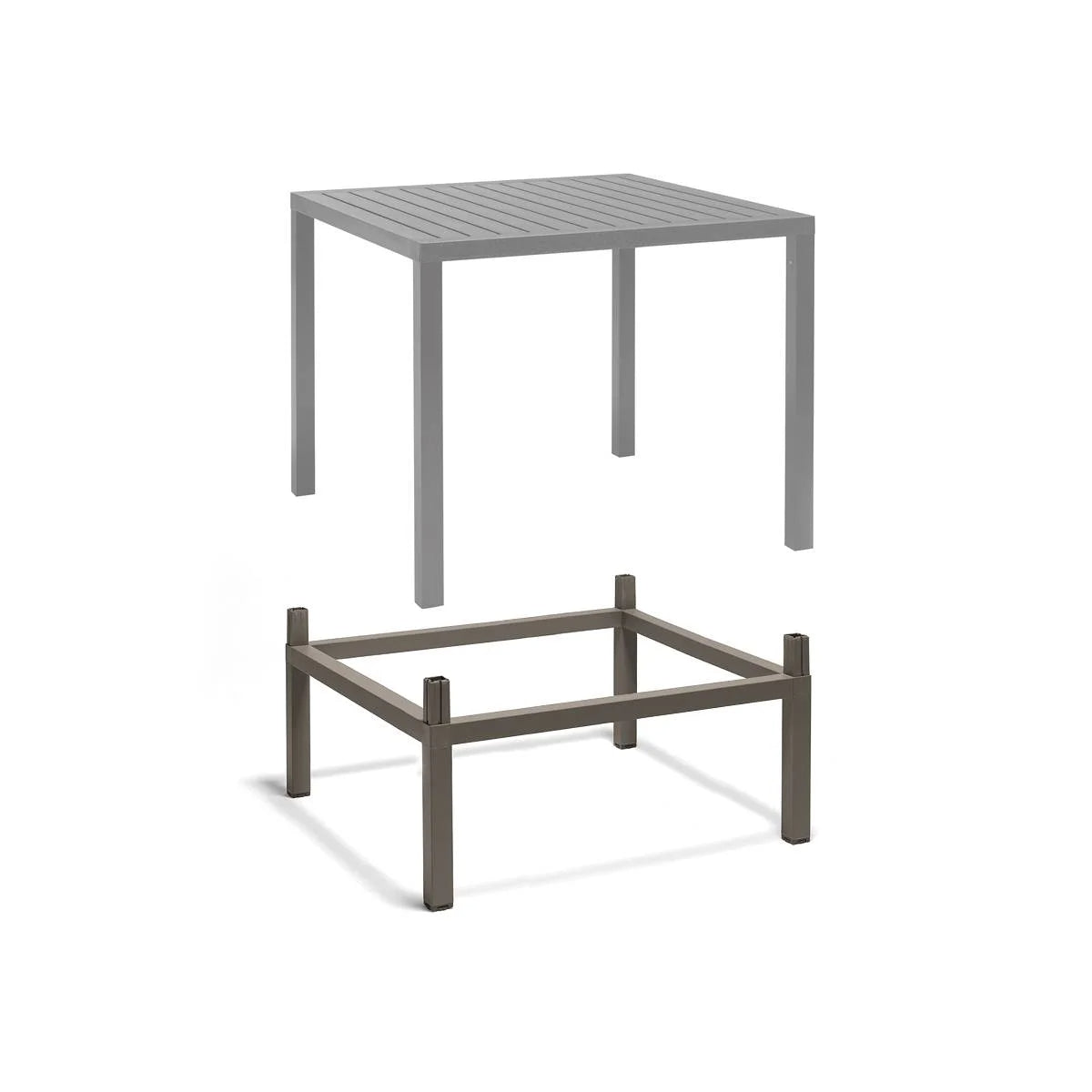Nardi Cube 80 Table with Optional Height Extender