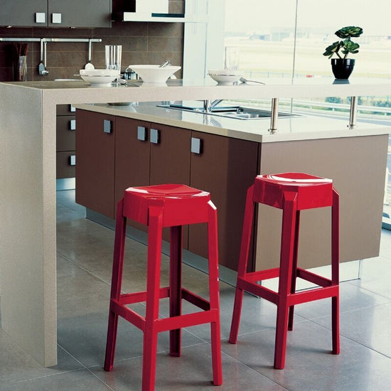 Compamia Fox Polycarbonate Counter Stool - Set of 2