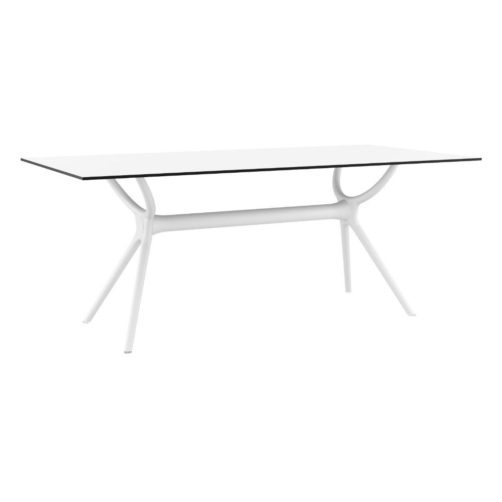 Compamia Miranda Dining Set with 6 Chairs Black/White