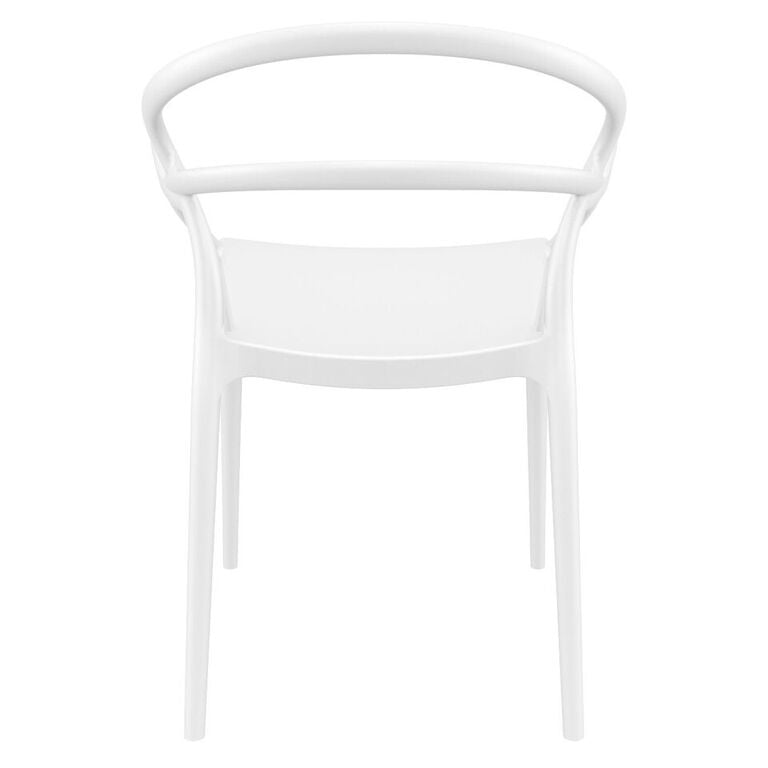 Compamia Mila Dining Arm Chair Black/White/Dark Gray/Dove Gray/Red/Yellow Set of 2