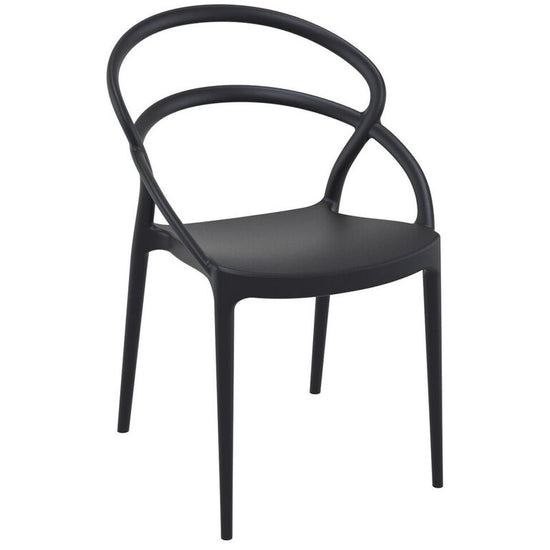 Compamia Pia Dining Chair Black/White/Dark Gray/Dove Gray/Red/Yellow- Set of Two