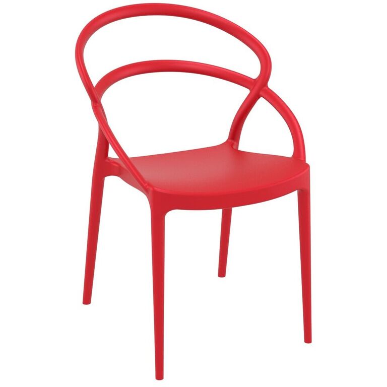 Compamia Pia Dining Chair Black/White/Dark Gray/Dove Gray/Red/Yellow- Set of Two