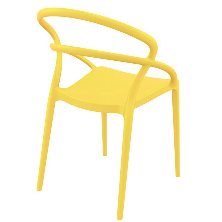 Compamia Pia Dining Chair Black/White/Dark Gray/Dove Gray/Red/Yellow- Set of Two