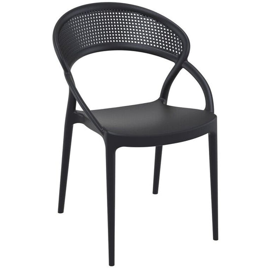 Compamia Sunset Dining Chair Black/Brown/White/Dark Gray/Dove Gray/Red/Yellow-Set of Two