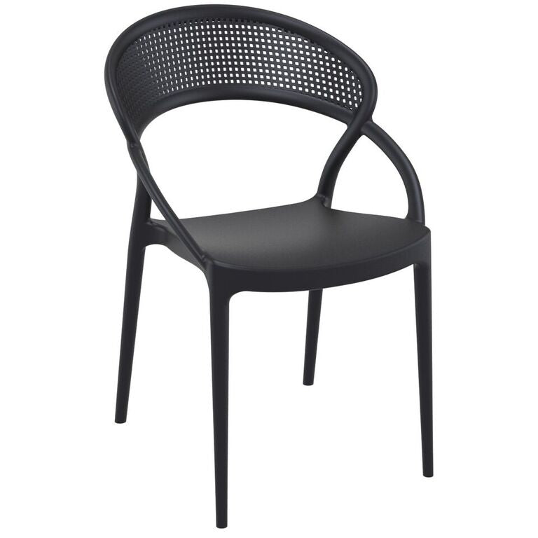 Compamia Sunset Dining Chair Black/Brown/White/Dark Gray/Dove Gray/Red/Yellow-Set of Two