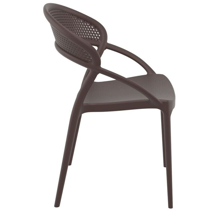 Compamia Sunset Dining Chair Black/Brown/White/Dark Gray/Dove Gray/Red/Yellow-Set of Two