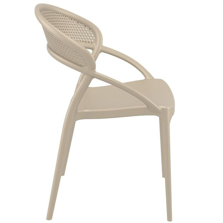 Compamia Sunset Dining Chair Black/Brown/White/Dark Gray/Dove Gray/Red/Yellow-Set of Two