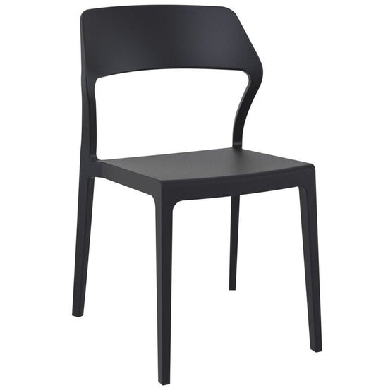Compamia Snow Dining Chair Black/White/Gray/Dove Gray/Red/Yellow/Olive Green- Set of Two