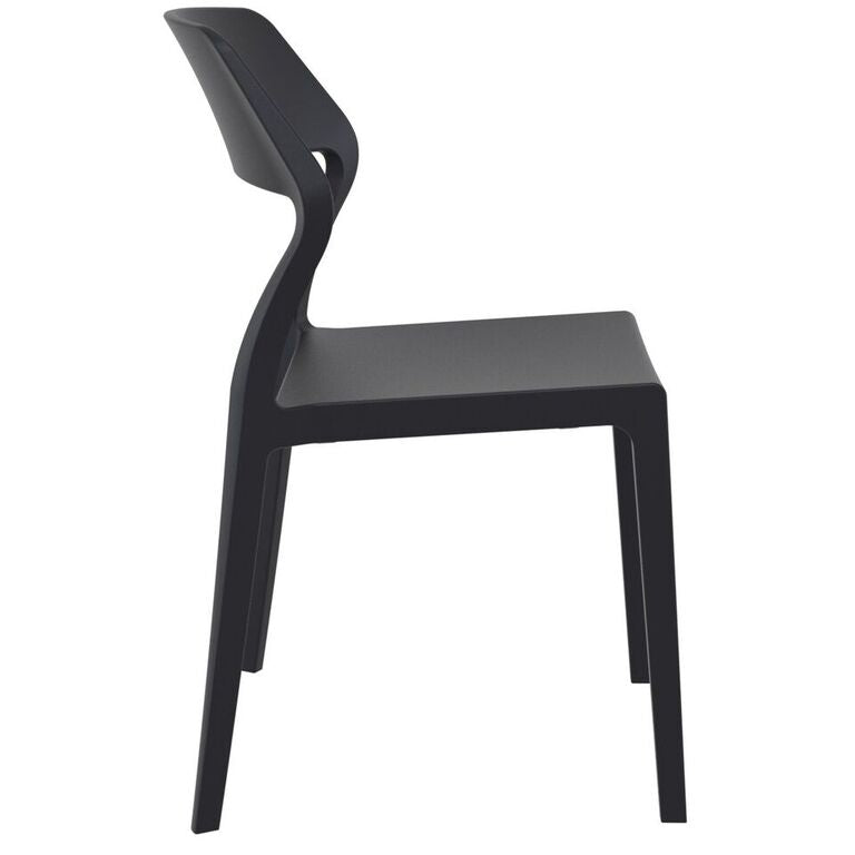 Compamia Snow Dining Chair Black/White/Gray/Dove Gray/Red/Yellow/Olive Green- Set of Two