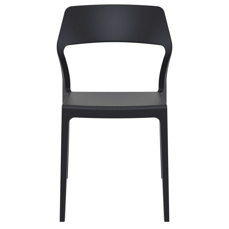 Compamia Snow Dining Chair Black/White/Gray/Dove Gray/Red/Yellow/Olive Green- Set of Two