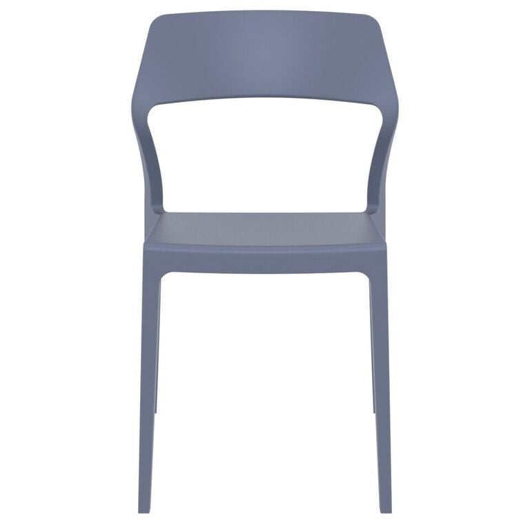 Compamia Snow Dining Chair Black/White/Gray/Dove Gray/Red/Yellow/Olive Green- Set of Two