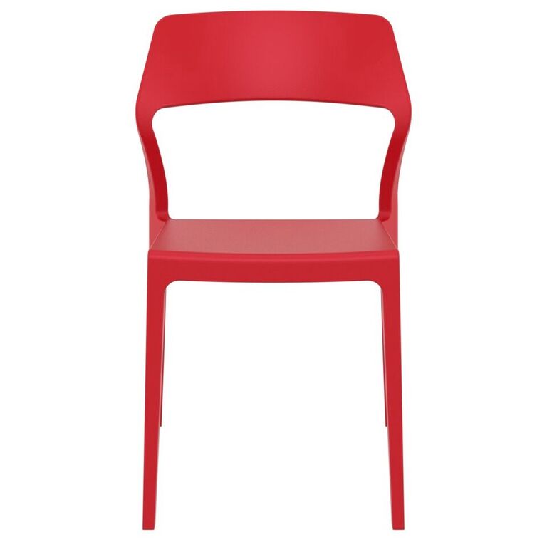 Compamia Snow Dining Chair Black/White/Gray/Dove Gray/Red/Yellow/Olive Green- Set of Two