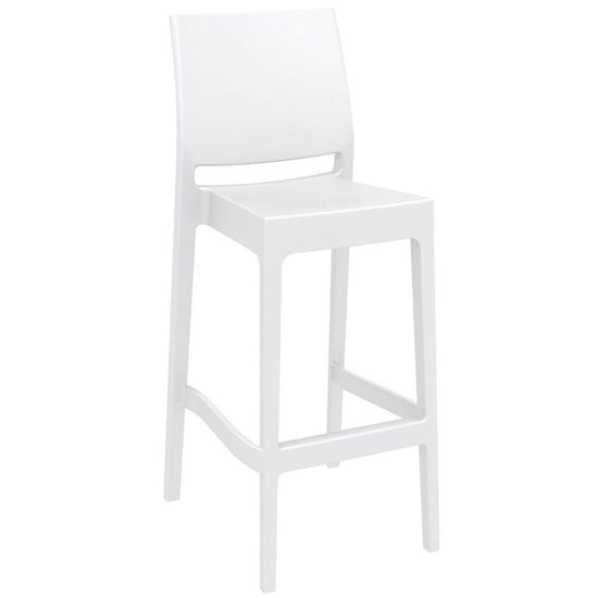 Compamia Maya Resin Counter Stool White/Black/Dark Gray/Dove Gray/Olive Green- Set of Two
