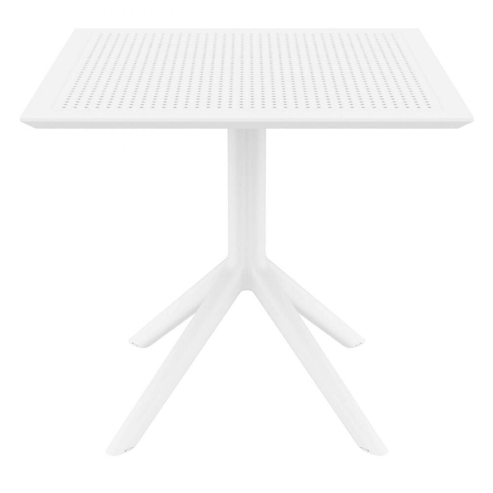 Compamia Sky Square Outdoor Lounge Table Black/White/Dark Gray, Dove Gray, Olive Green/White