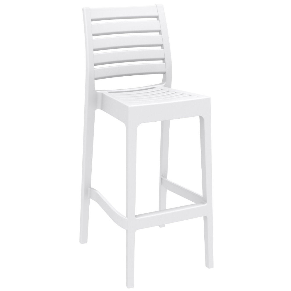 Compamia Sky Ares Square Bar Set with 2 Barstools Black/Dark Gray/Taupe/White