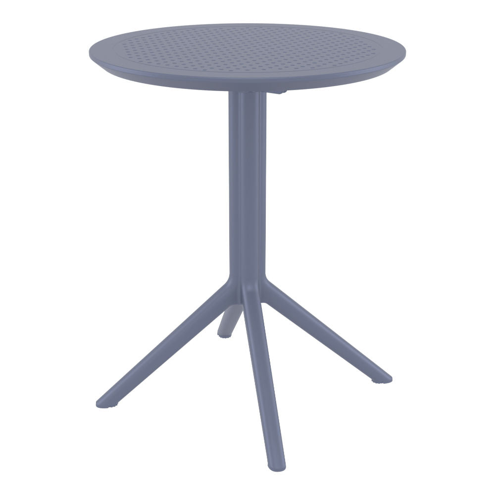 Compamia Lucy Bistro Set 3 Piece with 24 inch Table Top in Black/Dark Gray/Taupe/Olive Green/White