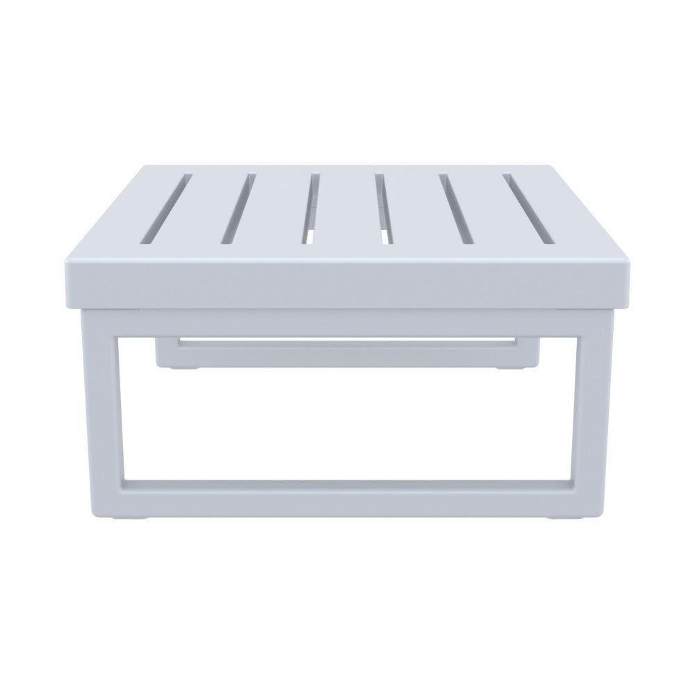 Compamia Mykonos Square Coffee Table In Silver