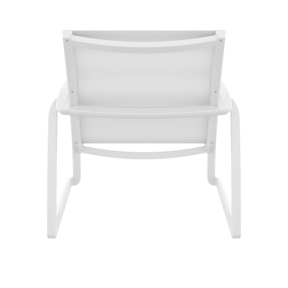 Compamia Pacific Club Arm Chair in Black/Dark Gray/Taupe/White Frame- Set of two