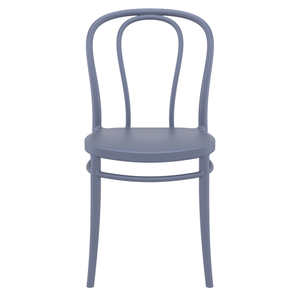 Compamia Victor Resin Outdoor Chair Black/Dark Gray/Taupe/Olive Green/White - Set of 2