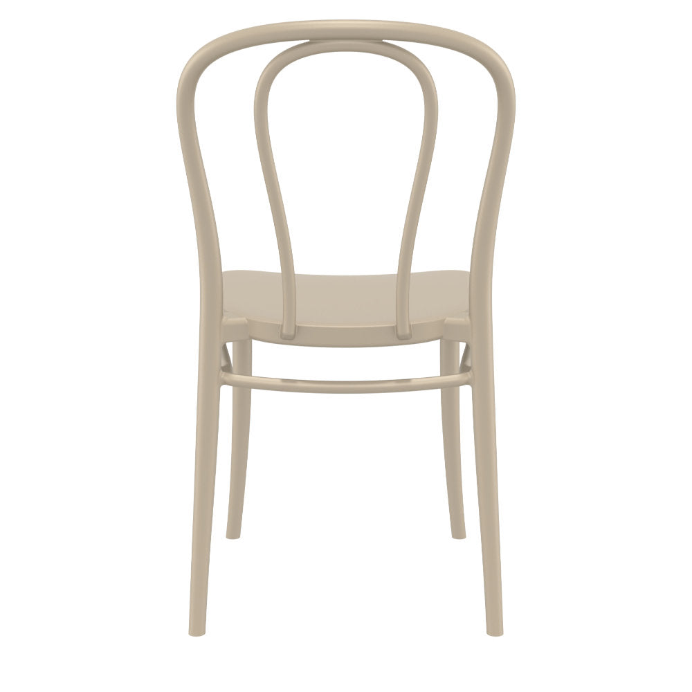 Compamia Victor Resin Outdoor Chair Black/Dark Gray/Taupe/Olive Green/White - Set of 2