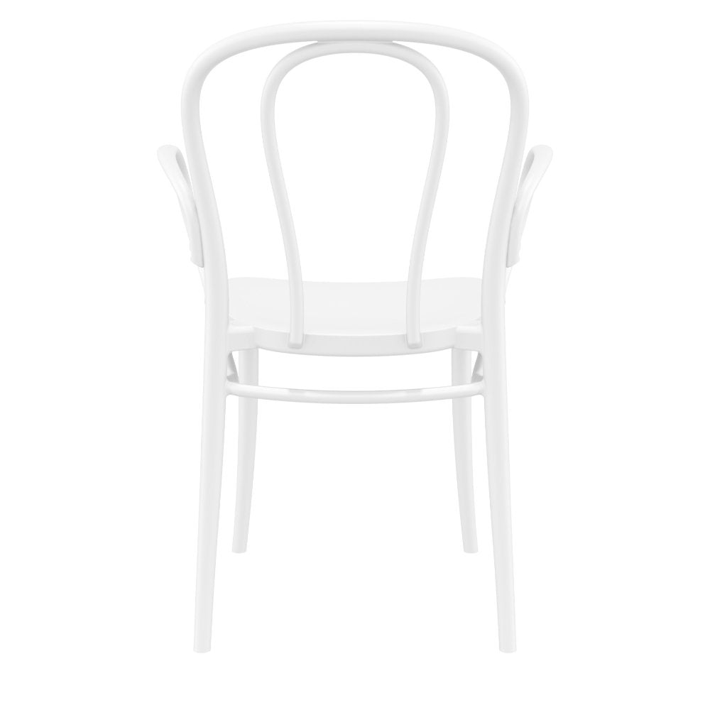 Compamia Victor XL Resin Outdoor Chair Black/Dark Gray/Taupe/Olive Green/White - Set of 2