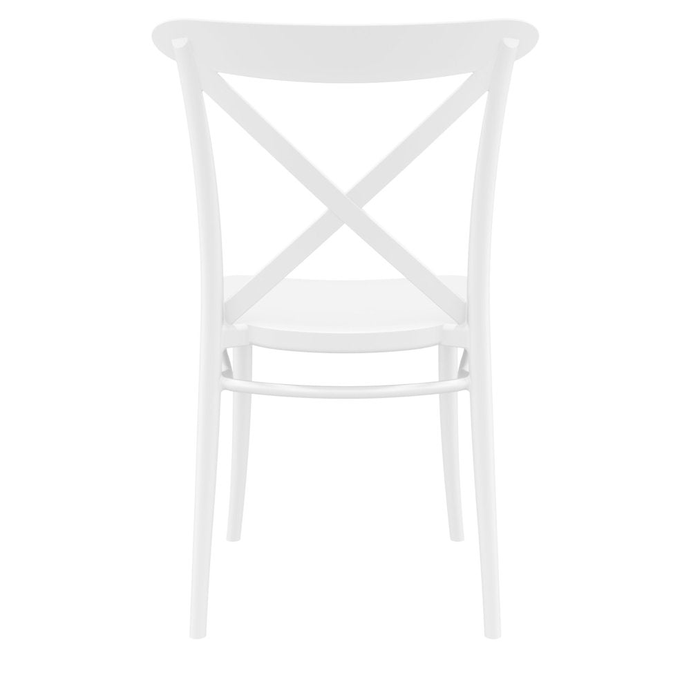 Compamia Cross Resin Outdoor Chair Black/Dark Gray/Taupe/Olive Green/White - Set of 2