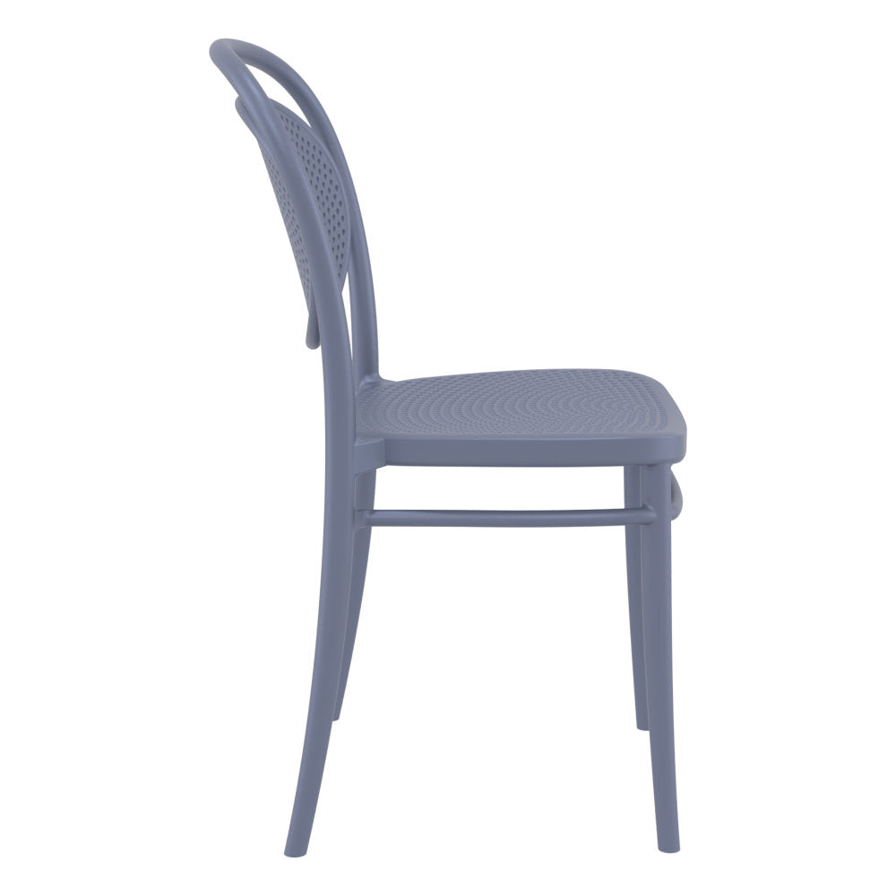 Compamia Marcel Resin Outdoor Chair Black/Dark Gray/Taupe/Olive Green/White - Set of 2