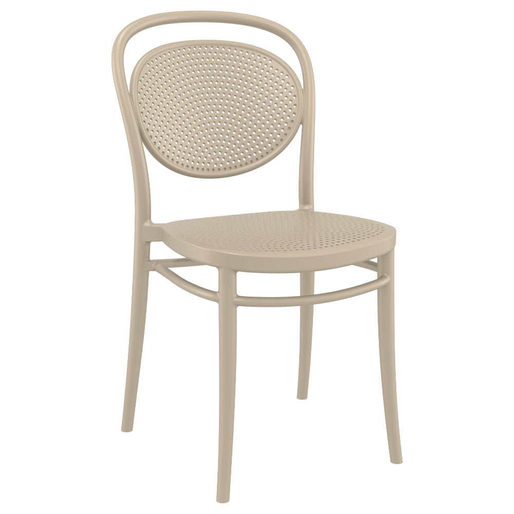 Compamia Marcel Resin Outdoor Chair Black/Dark Gray/Taupe/Olive Green/White - Set of 2
