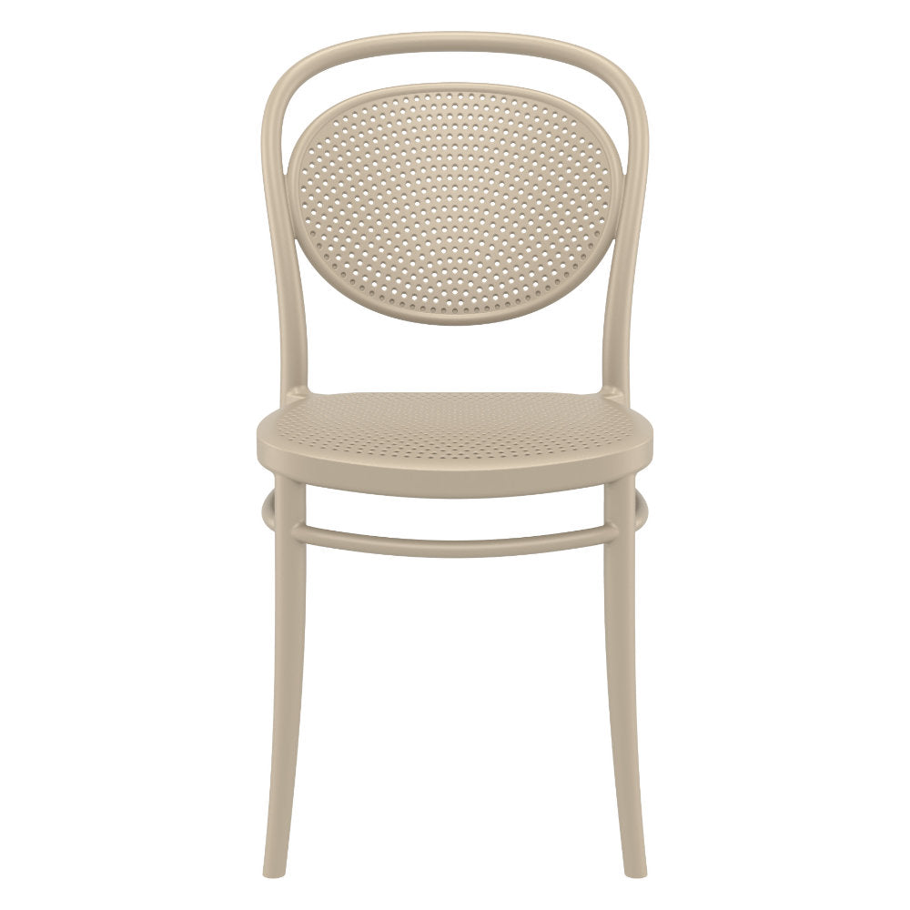 Compamia Marcel Resin Outdoor Chair Black/Dark Gray/Taupe/Olive Green/White - Set of 2