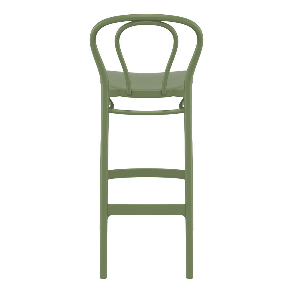 Compamia Victor Bar Stool Black/Dark Gray/Taupe/Olive Green/White - Set of 2