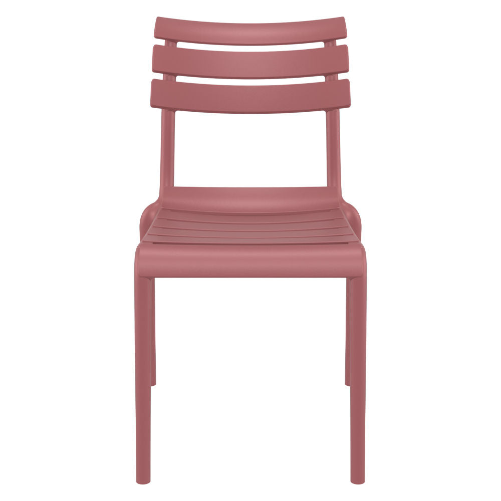 Compamia Helen Resin Outdoor Chair In Black/Dark Gray/Taupe/Marsala/Olive Green/White - Set of 2