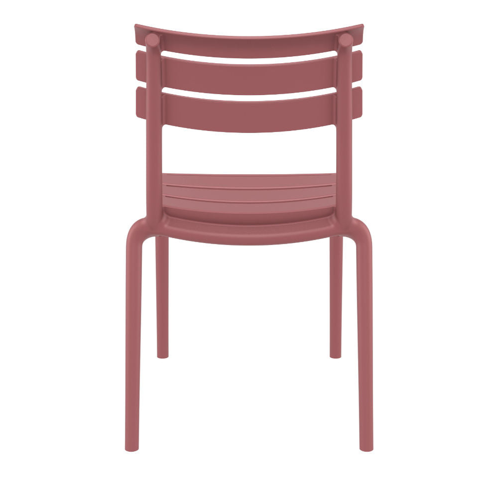 Compamia Helen Resin Outdoor Chair In Black/Dark Gray/Taupe/Marsala/Olive Green/White - Set of 2