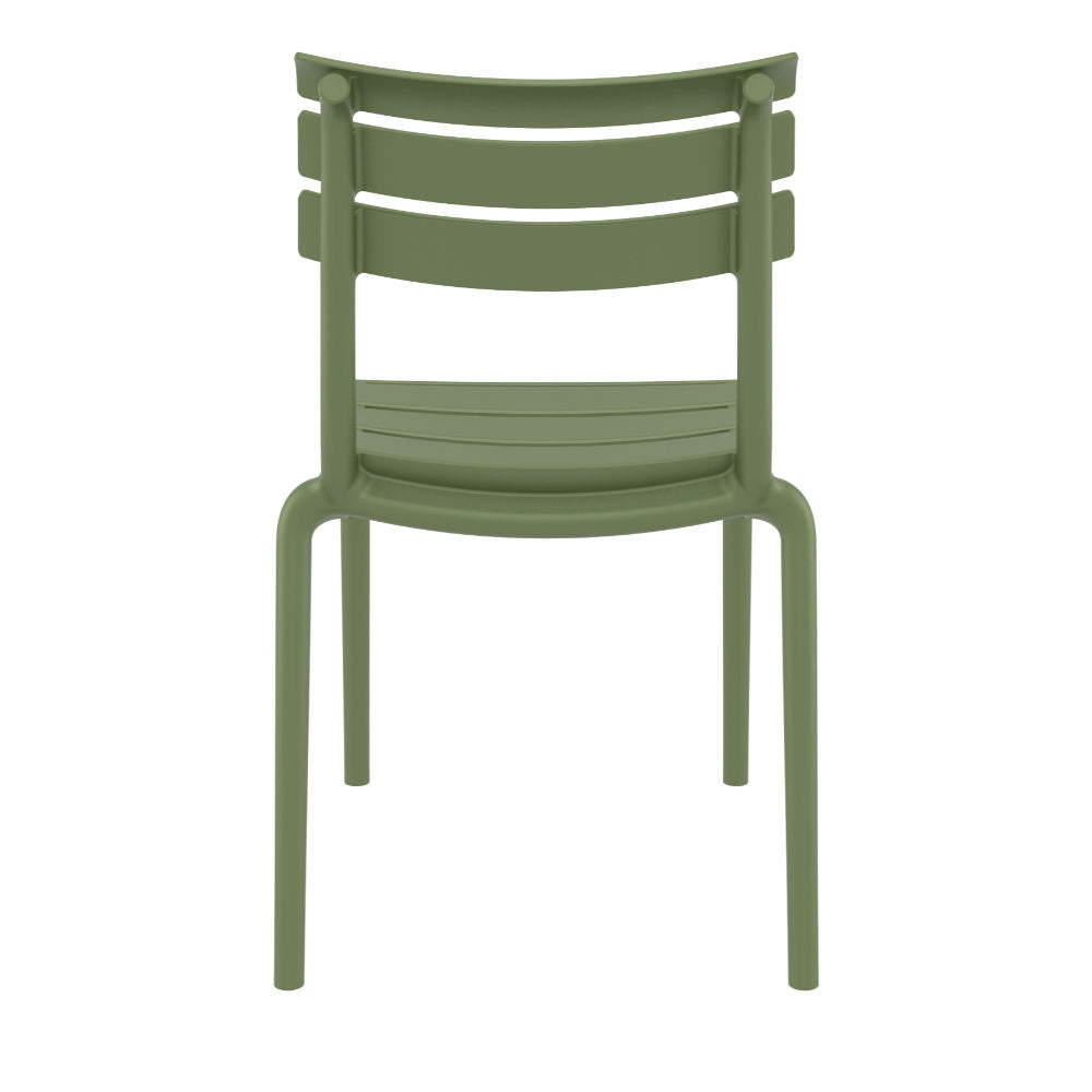 Compamia Helen Resin Outdoor Chair In Black/Dark Gray/Taupe/Marsala/Olive Green/White - Set of 2