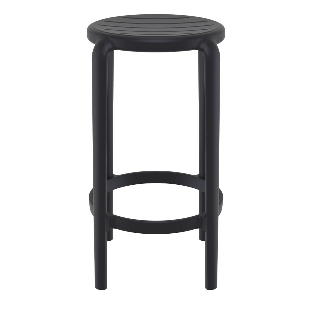 Compamia Tom Resin Counter Stool in Black/Dark Gray/Taupe/Marsala/Olive Green/White - Set of 2
