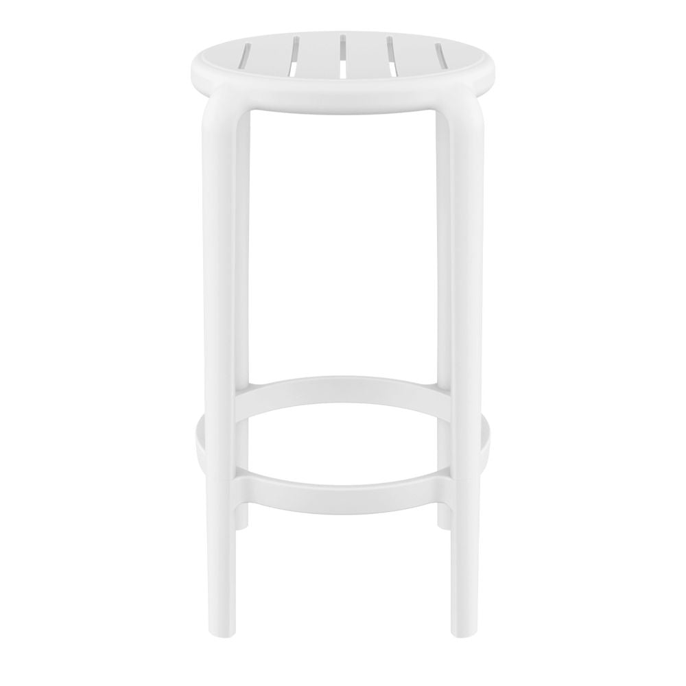Compamia Tom Resin Counter Stool in Black/Dark Gray/Taupe/Marsala/Olive Green/White - Set of 2