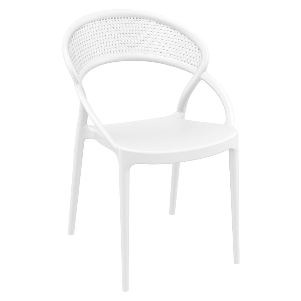Compamia Sunset Dining Set with 2 Chairs White