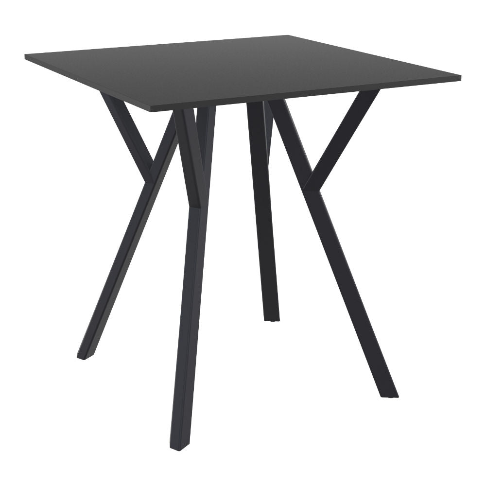Compamia Max Square Table 27.5 inch In Black/White