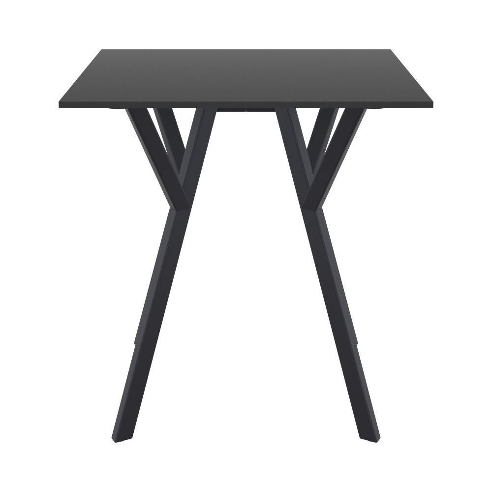 Compamia Max Square Table 27.5 inch In Black/White