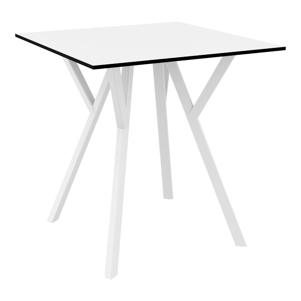 Compamia Max Square Table 27.5 inch In Black/White