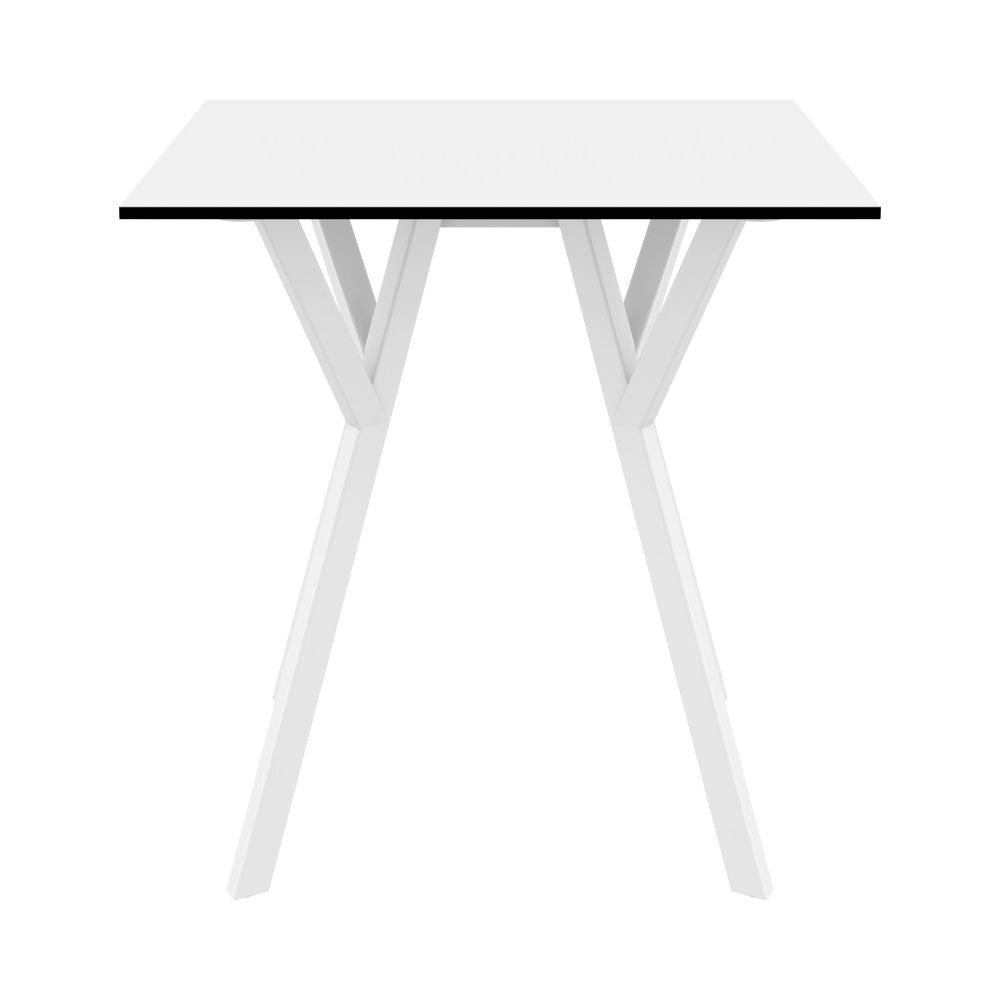 Compamia Max Square Table 27.5 inch In Black/White