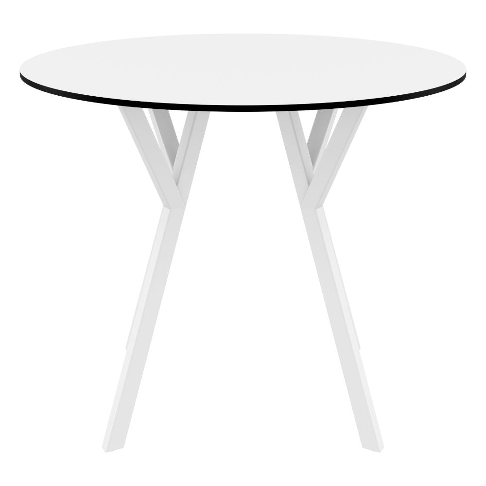 Compamia Max Square Table 35 inch In Black/White