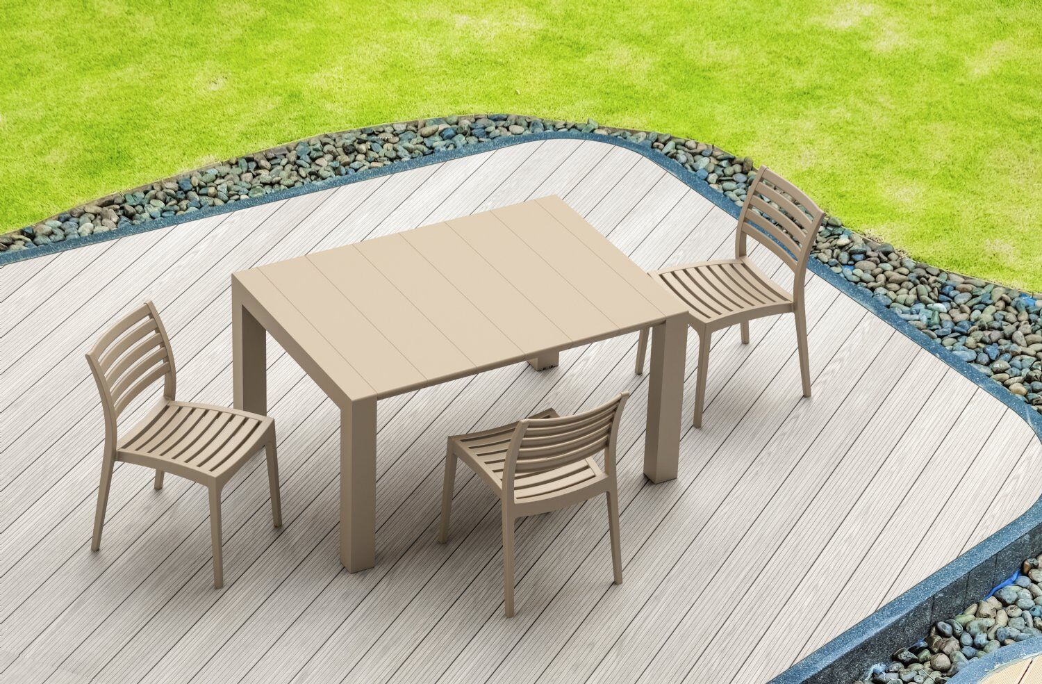 Compamia Vegas 39-55 Inch Extendable Dining Table