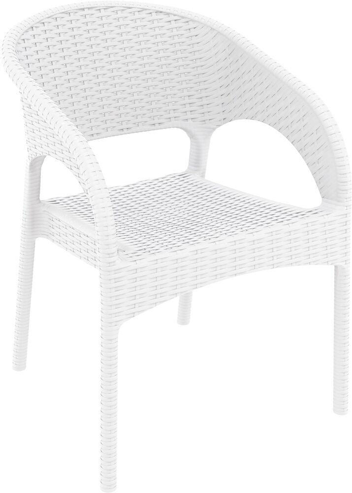 Compamia Panama Resin Wickerlook Dining Arm Chair Set of 2