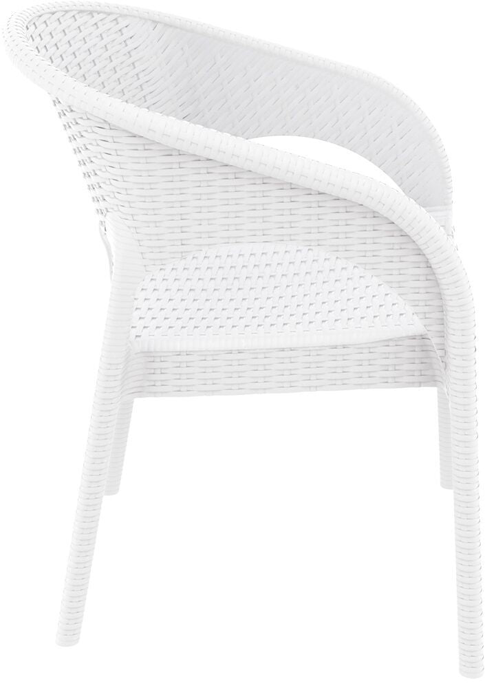Compamia Panama Resin Wickerlook Dining Arm Chair Set of 2