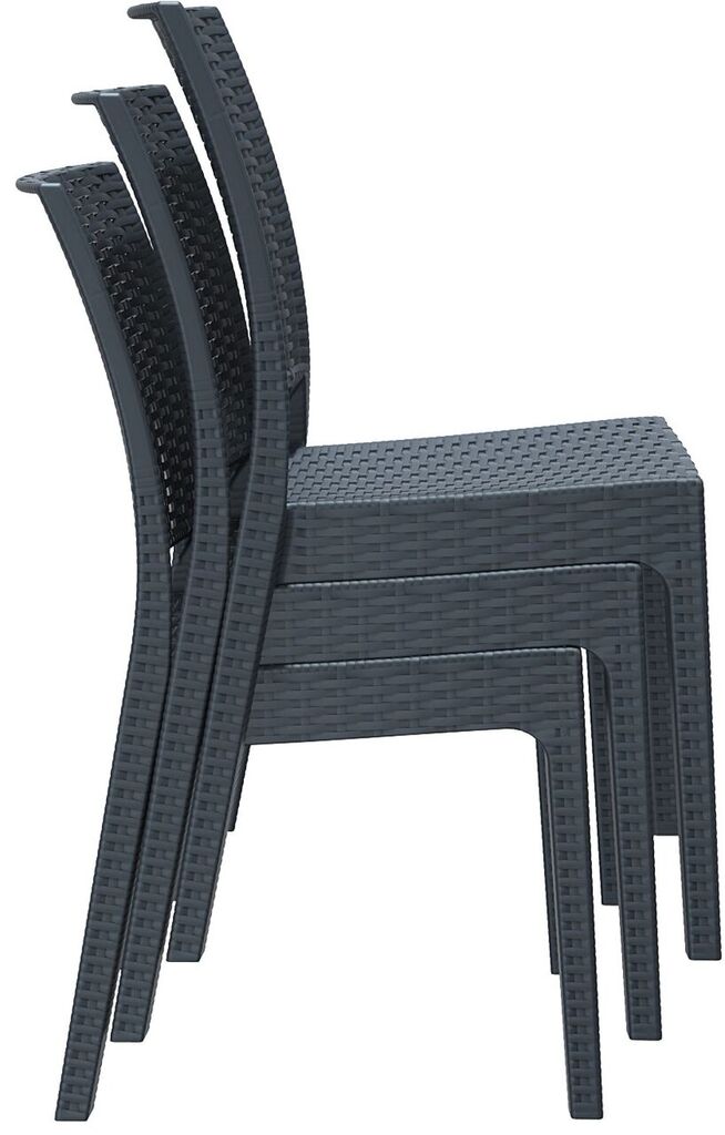 Compamia Florida Resin Wickerlook Dining Chair - Set of Two